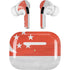 Singapore Flag Distressed AirPods Skins